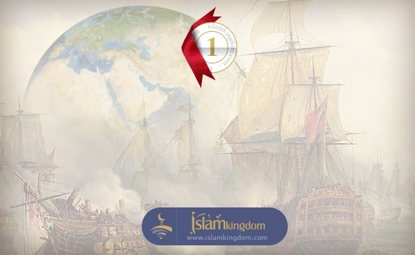 أول من قاس أبعاد الأرض هم المسلمون <b> محمد بن موسى بن شاكر وأخوه أحمد <b/> في عهد الخليفة العباسي المأمون.