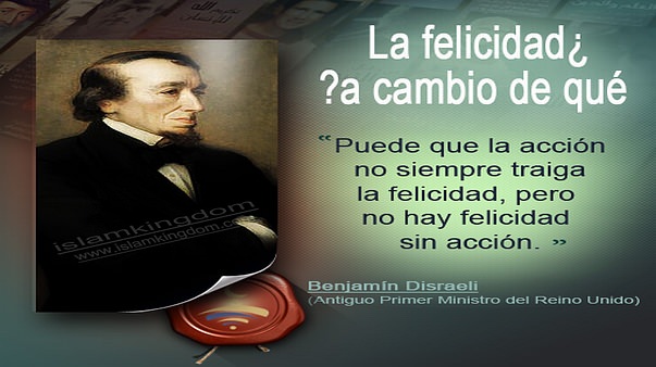 ¿La felicidad a ca,bio de qué?